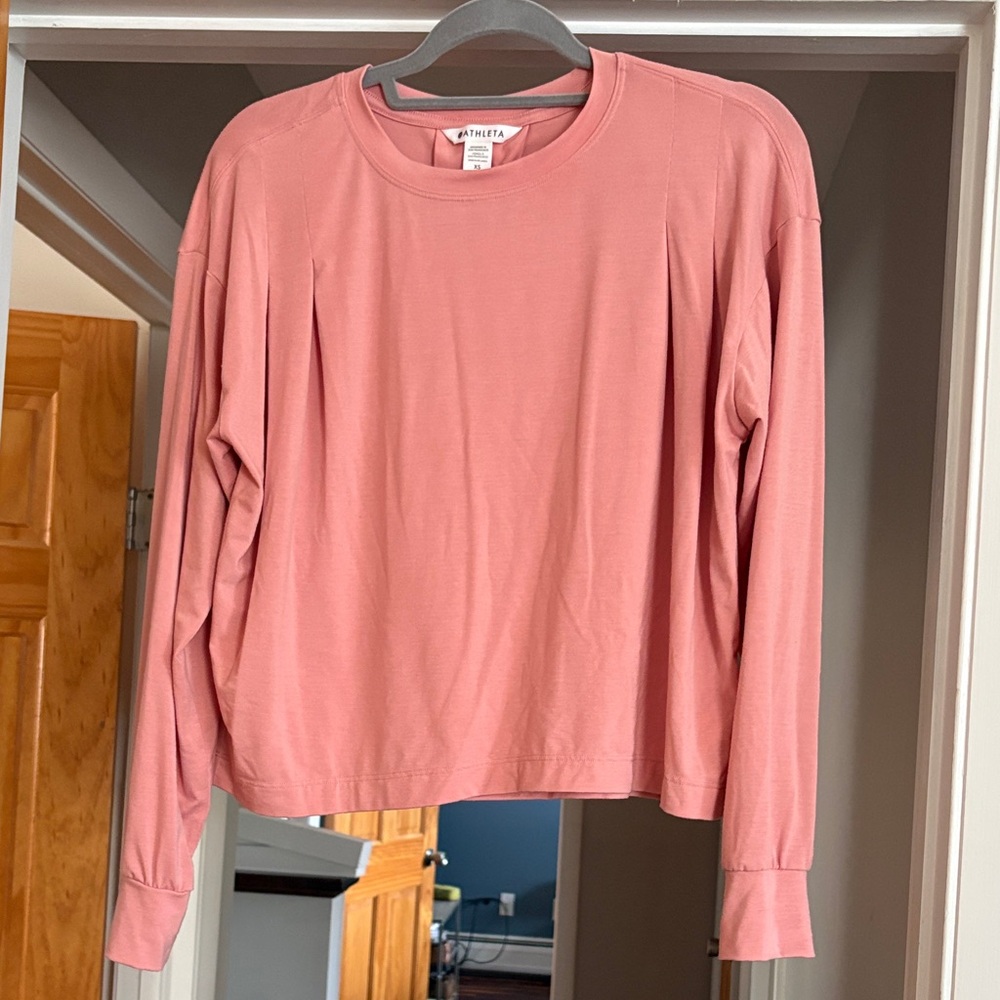 Athleta Blush Long Sleeve Top
